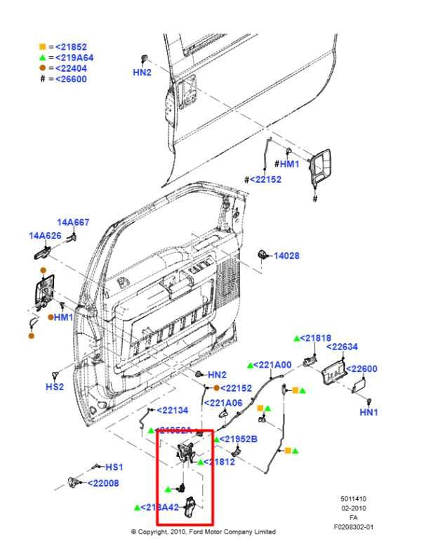 2008-2011 Ford F350 Super Duty 6.7L Front Right Side Door Lock Latch Actuator - Alshned Auto Parts