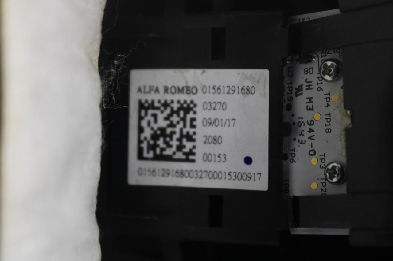 2017-22 Alfa Romeo Giulia Ti AWD Rear Center Console Air Vent Grille 01561291680 - Alshned Auto Parts