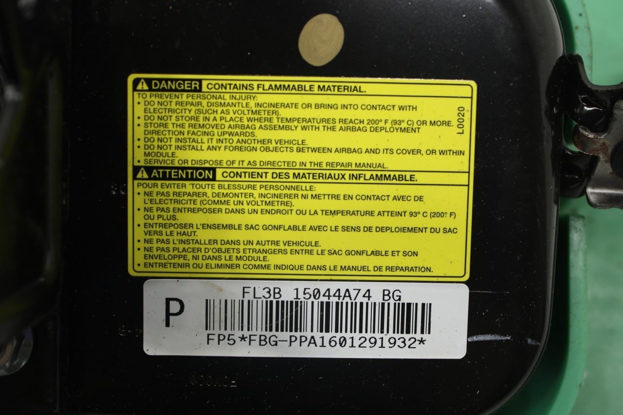 2015-2017 Ford F150 Super Cab Lariat 2.7L Front Passenger Right Side Dash Air Bag FL3B-15044A74-BG OEM - Alshned Auto Parts