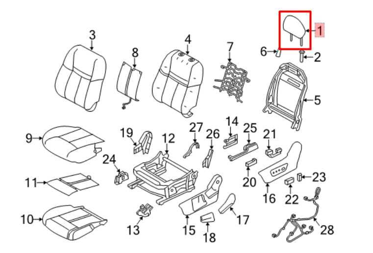 17-22 Nissan Rogue Sport SL AWD Front Right and Left Side Seat Headrest Set of 2 - Alshned Auto Parts