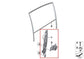 2010-2015 BMW 750Li xDrive Rear Right Door Window Regulator w/ Motor c - Alshned Auto Parts