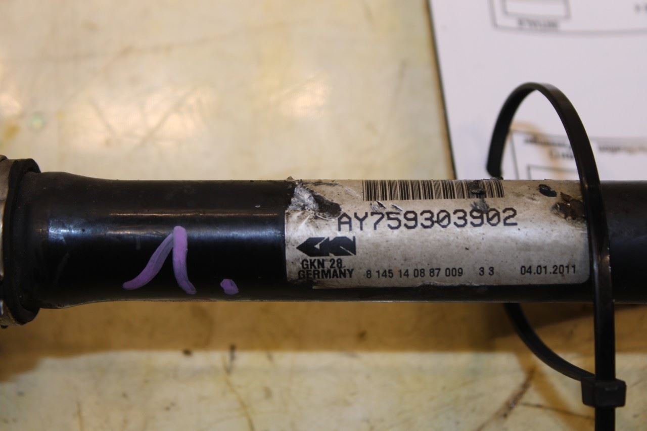 2010-2015 BMW 750Li xDrive AWD Front Left CV Axle Drive Half Shaft 31607606027 - Alshned Auto Parts