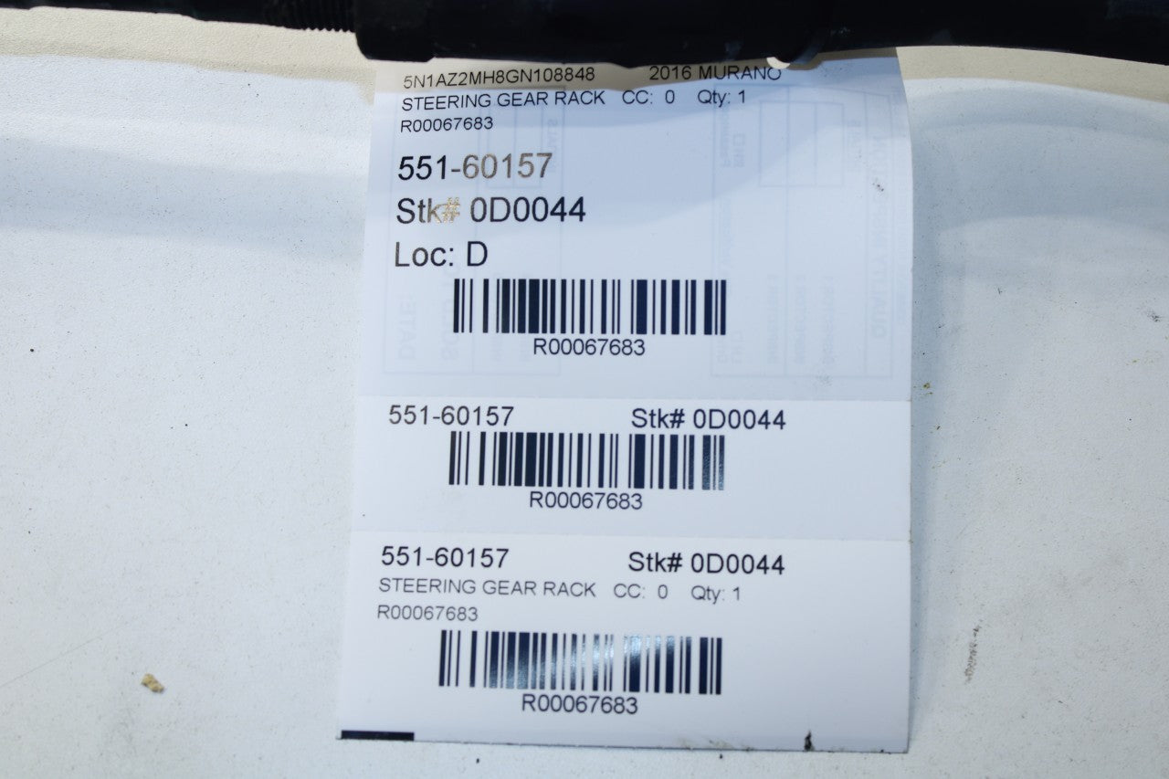 15-24 Nissan Murano Platinum Power Steering Gear Rack and Pinion 49001-5AA0A OEM - Alshned Auto Parts