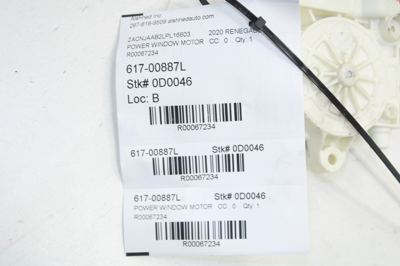2015-2023 Jeep Renegade Sport Front Left Door Power Window Motor 68268743AA - Alshned Auto Parts