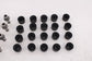 2018-2023 Volkswagen Atlas SE Wheel Lug Nut Bolt Set of 20 w/ Caps WHT002438 OEM9