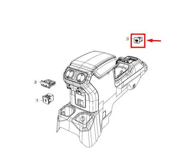 2021-2024 Jeep Gladiator Front Center Console USB Charging Port 7CD16DX9AA OEM - Alshned Auto Parts