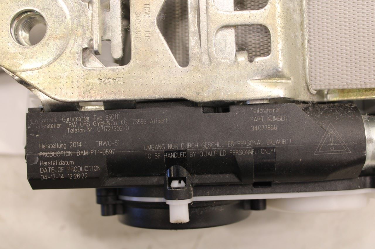 2012-15 Mercedes-Benz ML350 3.5L RWD Front Driver Left Side Seat Belt Retractor - Alshned Auto Parts