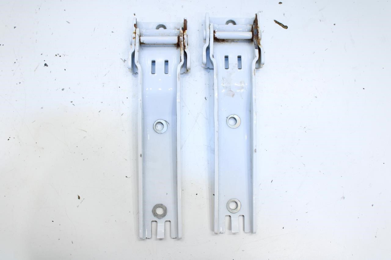 07-18 Jeep Wrangler Rear Tailgate Hinge Pair Up and Low w/ Bolts 55395401AH OEM - Alshned Auto Parts