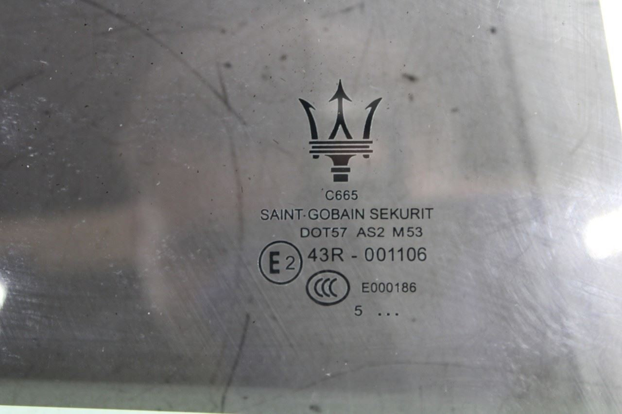 2014-2021 Maserati Ghibli S Q4 Rear Right Side Door Window Glass 670038121 OEM - Alshned Auto Parts