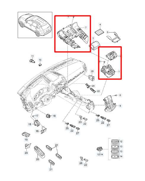 13-14 Porsche Cayenne Platinum AWD Console AC Heater Temperature Climate Control - Alshned Auto Parts