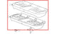2024-2025 Chevrolet Trax Rear 2nd Row Seat Bench Lower Cushion 42848700 OEM - Alshned Auto Parts