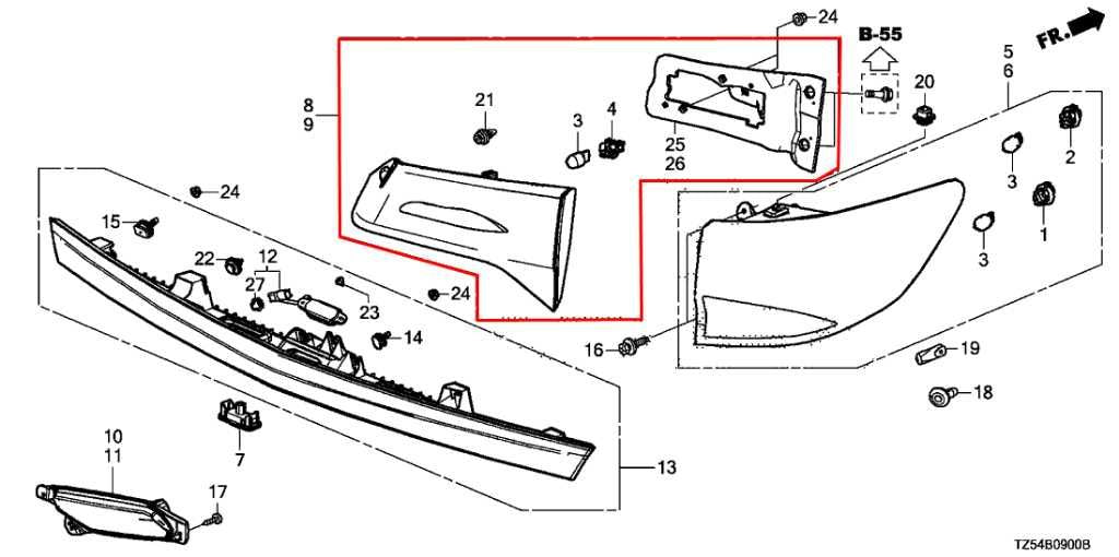 2014-2020 Acura MDX Advance Rear Right Side Inner Tail Light Lamp 34150-TZ5-H03 - Alshned Auto Parts