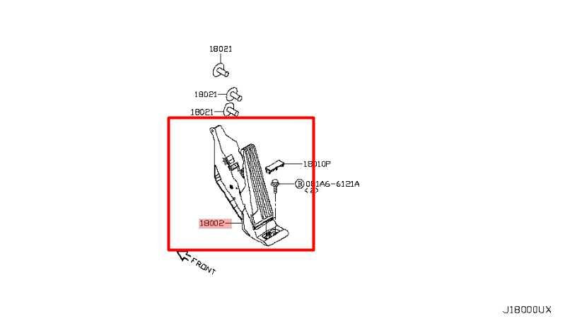 2014-22 Infiniti Q60 Luxe 3.0L Accelerator Throttle Gas Pedal Sensor 18002-1NC0A - Alshned Auto Parts