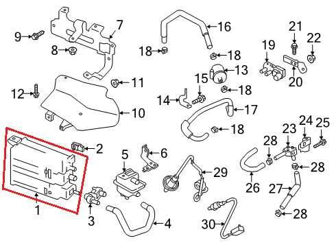 2020-25 Infiniti QX50 Luxe Fuel Vapor Evaporative Emission Canister 14950-5VG0A - Alshned Auto Parts