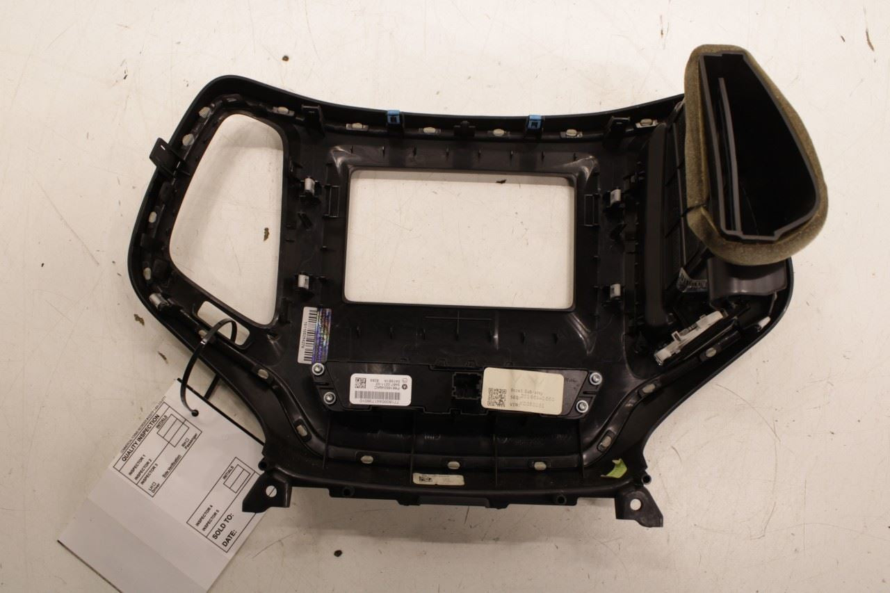 2019-22 Jeep Cherokee Latitude Dash Center Screen Bezel Trim w/ Air Vent Grille - Alshned Auto Parts