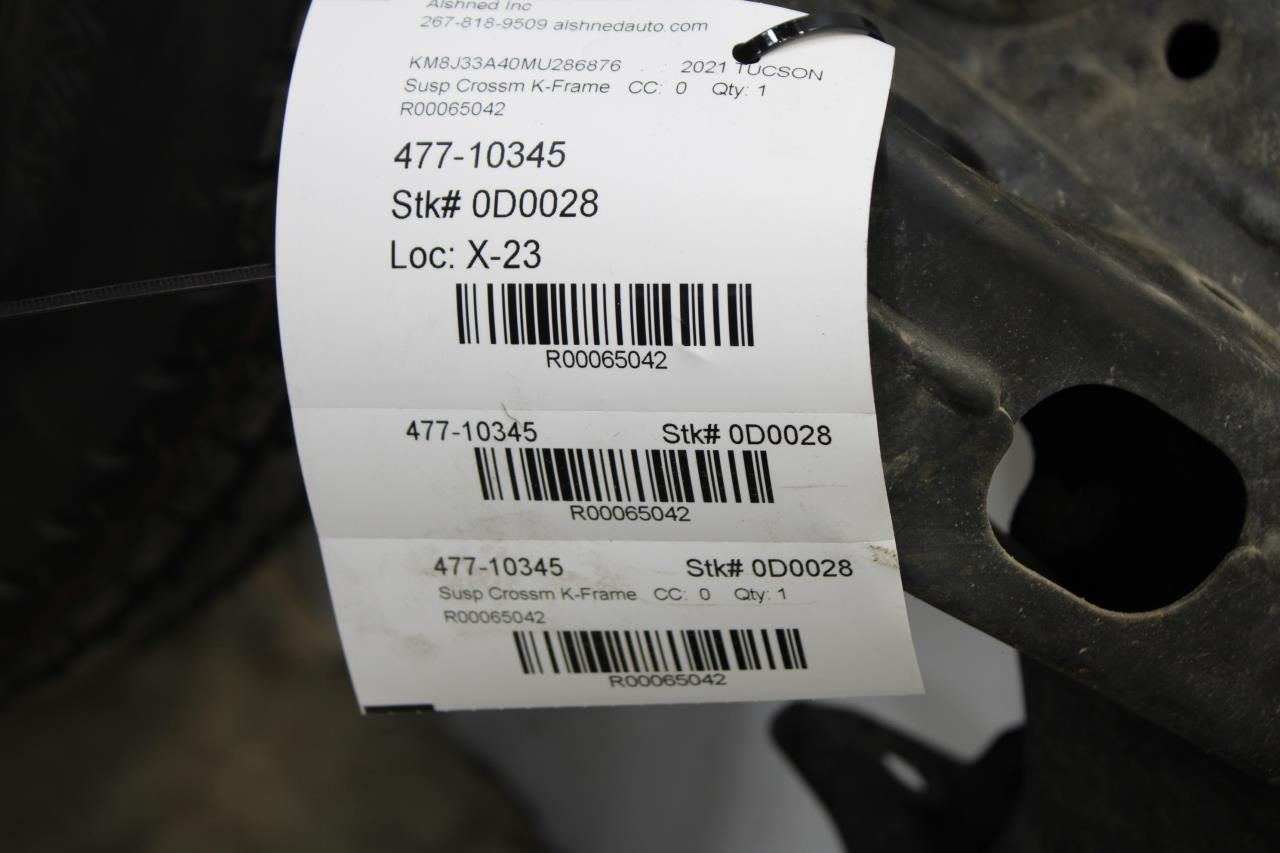 2019-2021 Hyundai Tucson Value FWD Rear Crossmember Subframe 55405-D3650 OEM - Alshned Auto Parts
