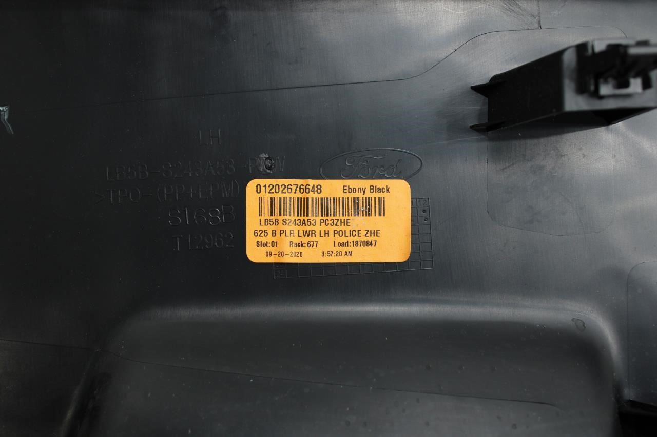 2020-24 Ford Explorer Left Side Lower B-Pillar Cover Trim Panel LB5B-S243A53-PC - Alshned Auto Parts