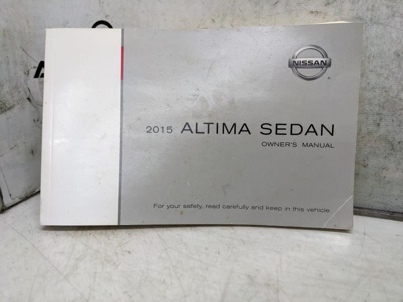 2015 Nissan Altima Sedan Owners Manual set with Case OM15EA-0L33U4 OEM - Alshned Auto Parts