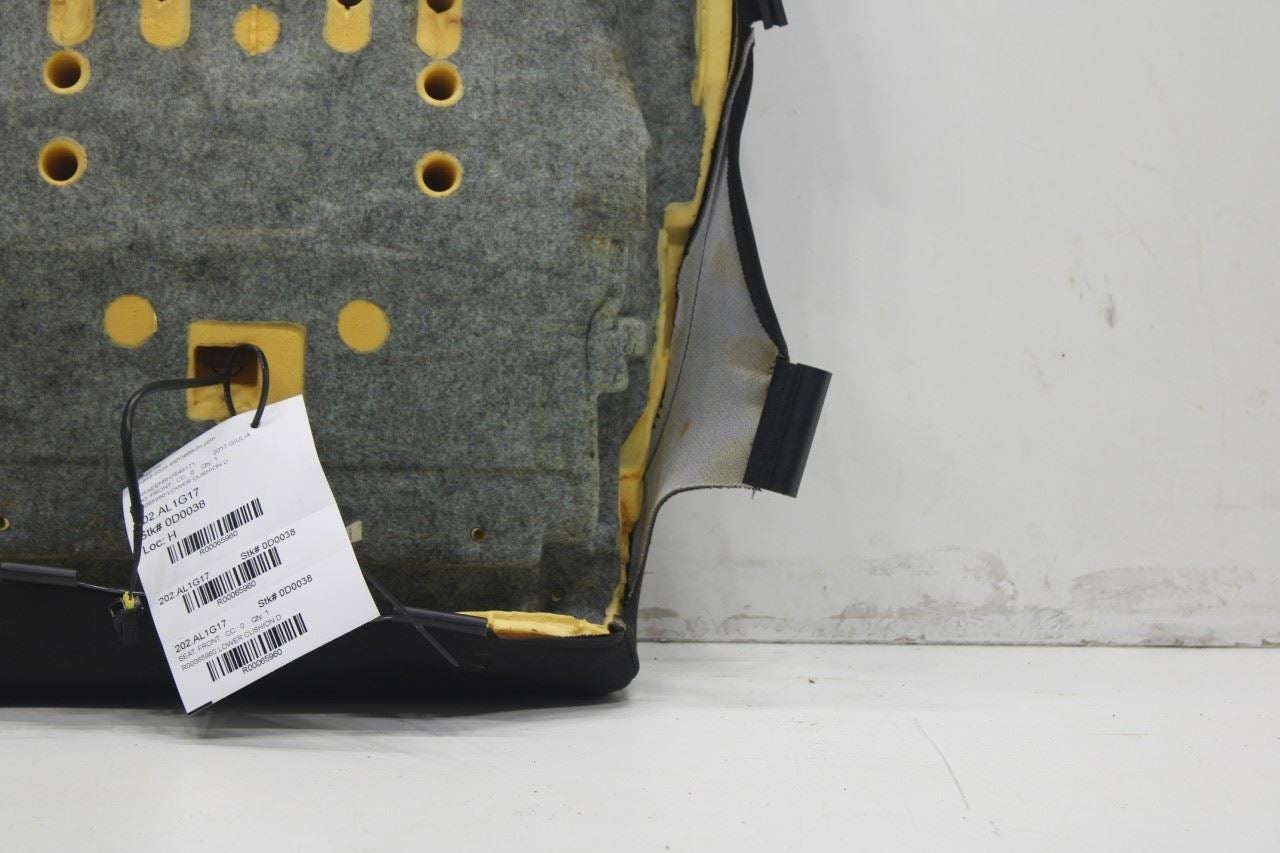 17-19 Alfa Romeo Giulia Ti AWD 2.0L Front Right Side Seat Lower Cushion Bottom - Alshned Auto Parts