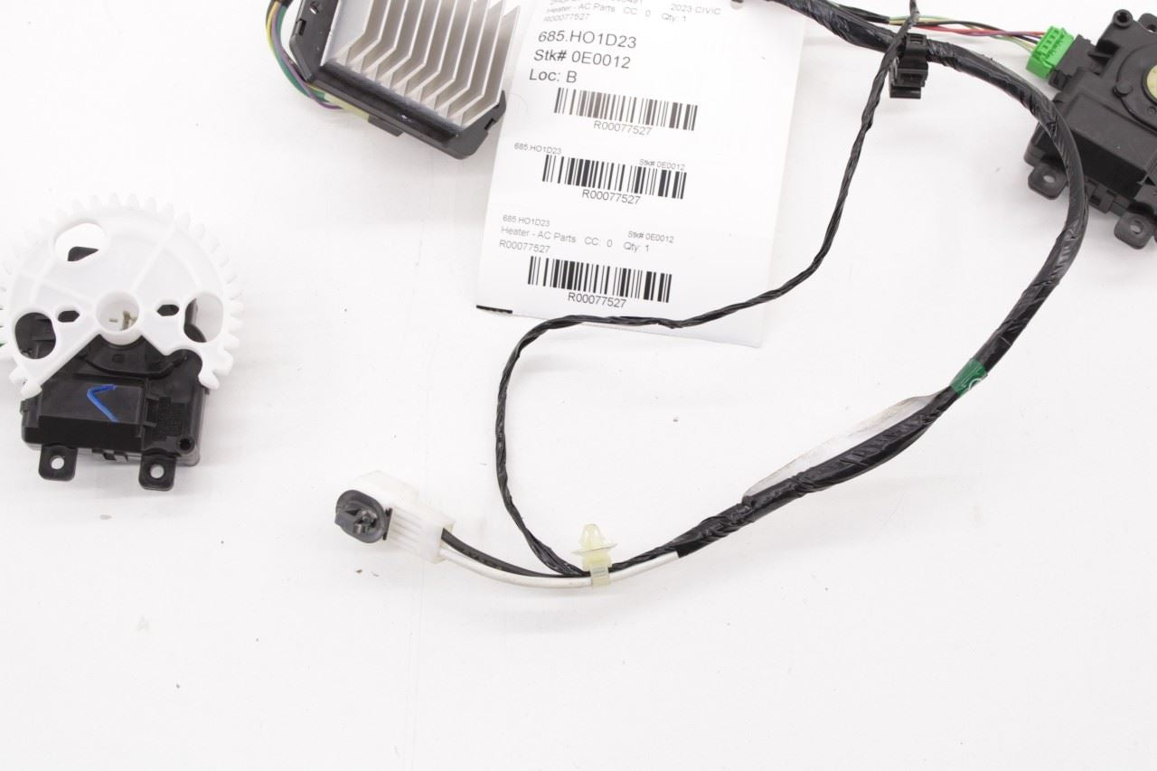 22-25 Honda Civic HVAC Blend Door Motor Set w/ Blower Resistor and Wire Harness - Alshned Auto Parts