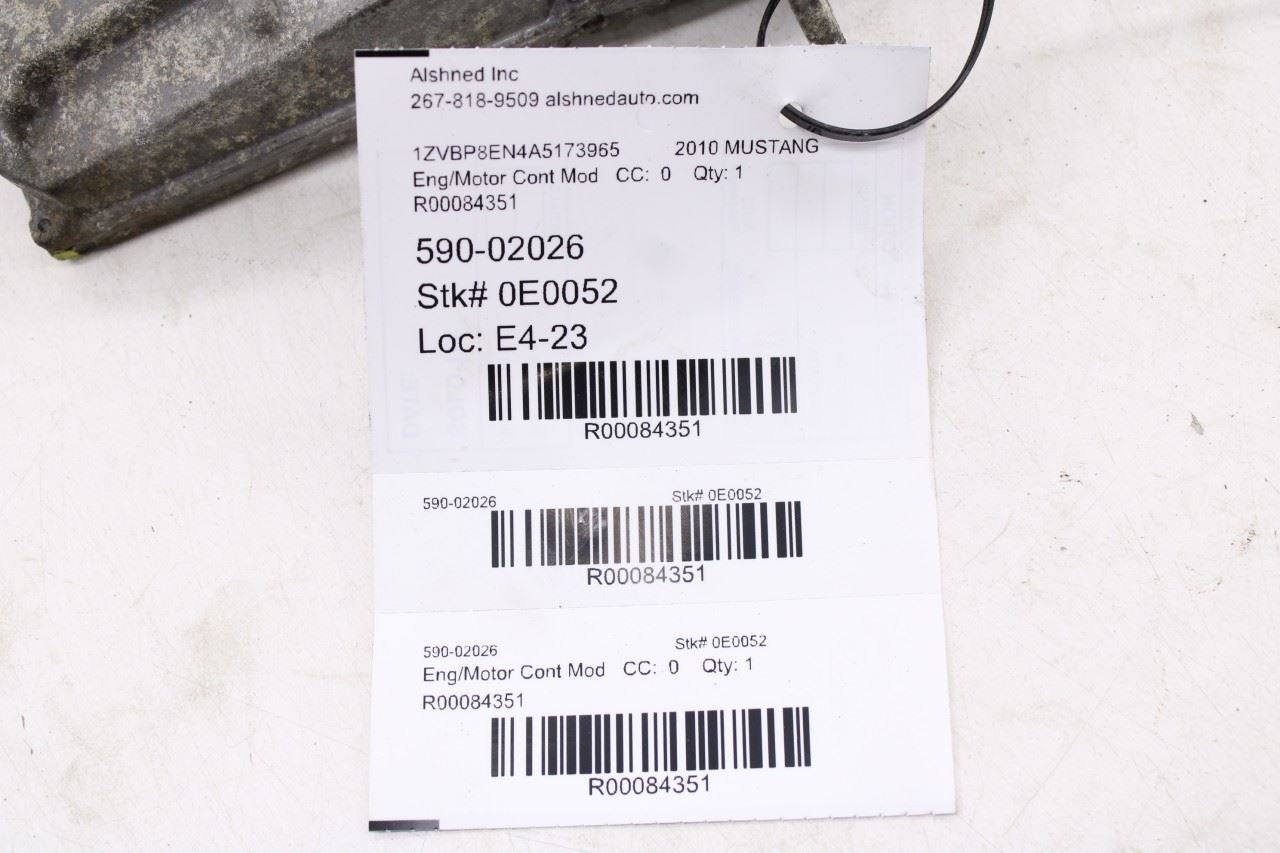 2010 Ford Mustang Conv V6 4.0L Engine Computer Control Module ECU ECM17