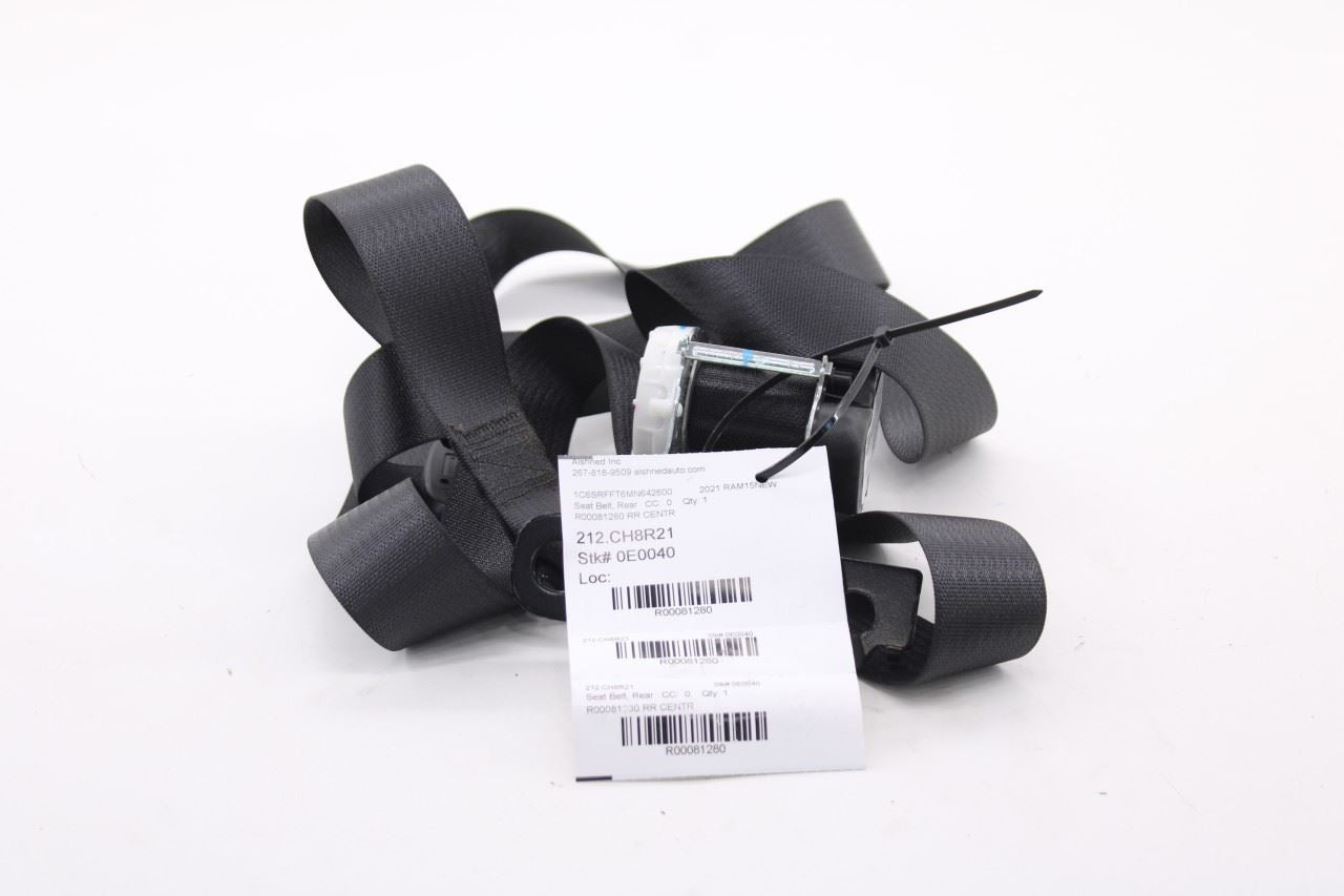 2019-25 Ram 1500 Big Horn Crew Cab 5.7L Rear Center 2nd Row Seat Belt Retractor - Alshned Auto Parts