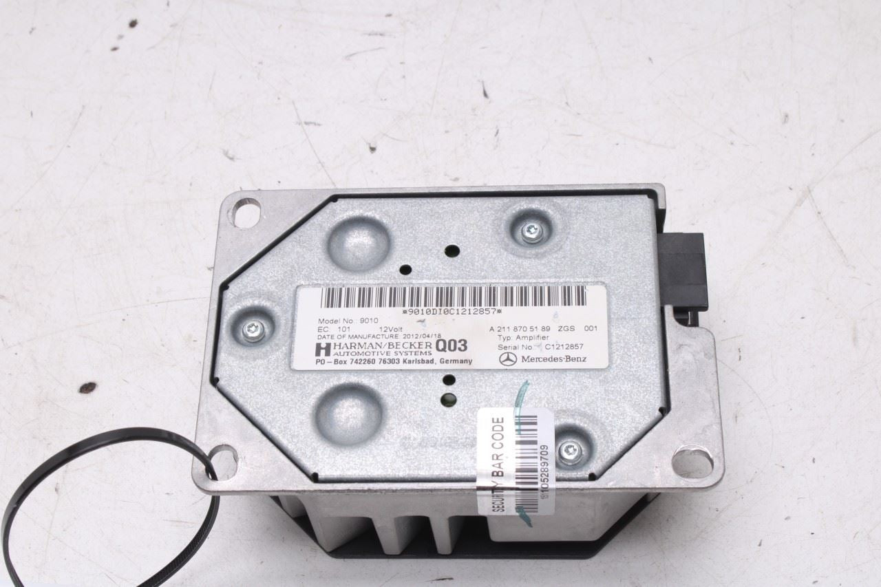 2010-2016 Mercedes-Benz E350 Sport 4Matic Harman Becker Subwoofer Amplifier Amp - Alshned Auto Parts