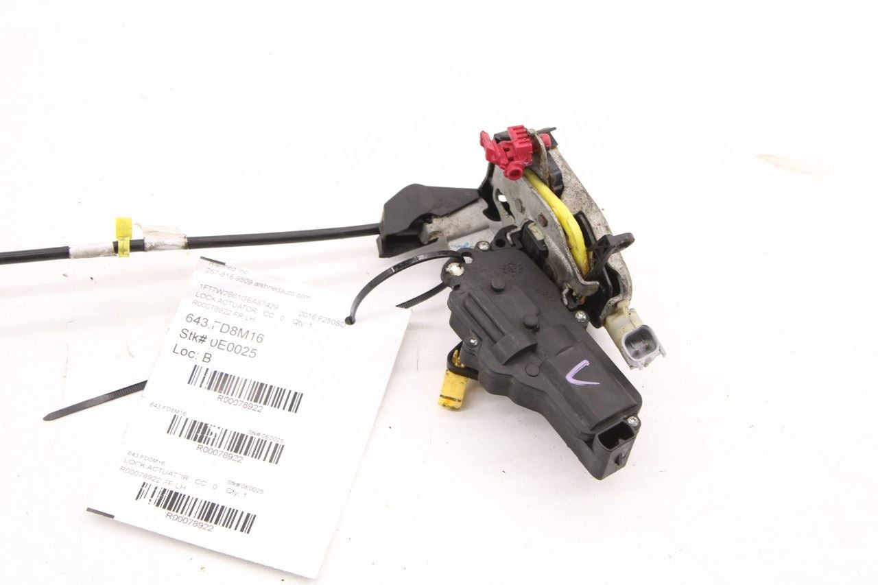 2011-16 Ford F250 Lariat Front Left Side Door Lock Latch Actuator 8L3Z-1521813-D - Alshned Auto Parts