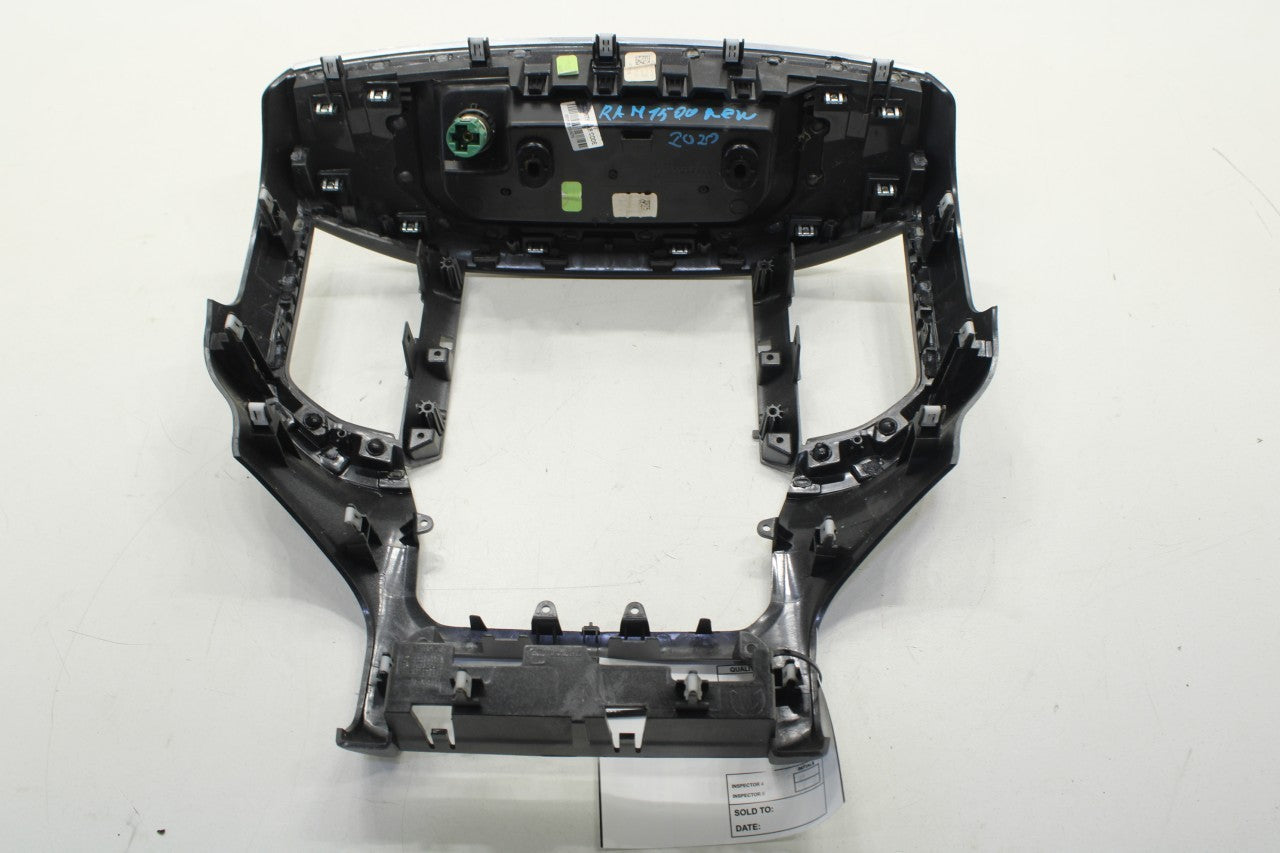 19-21 Ram 1500 Dash Instrument Panel Radio Bezel Trim w/ Power Outlet 5YU473XRAF - Alshned Auto Parts