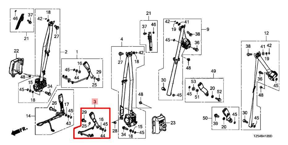 2014-2020 Acura MDX Advance 3.5L AWD Front Driver Left Side Seat Belt Buckle - Alshned Auto Parts