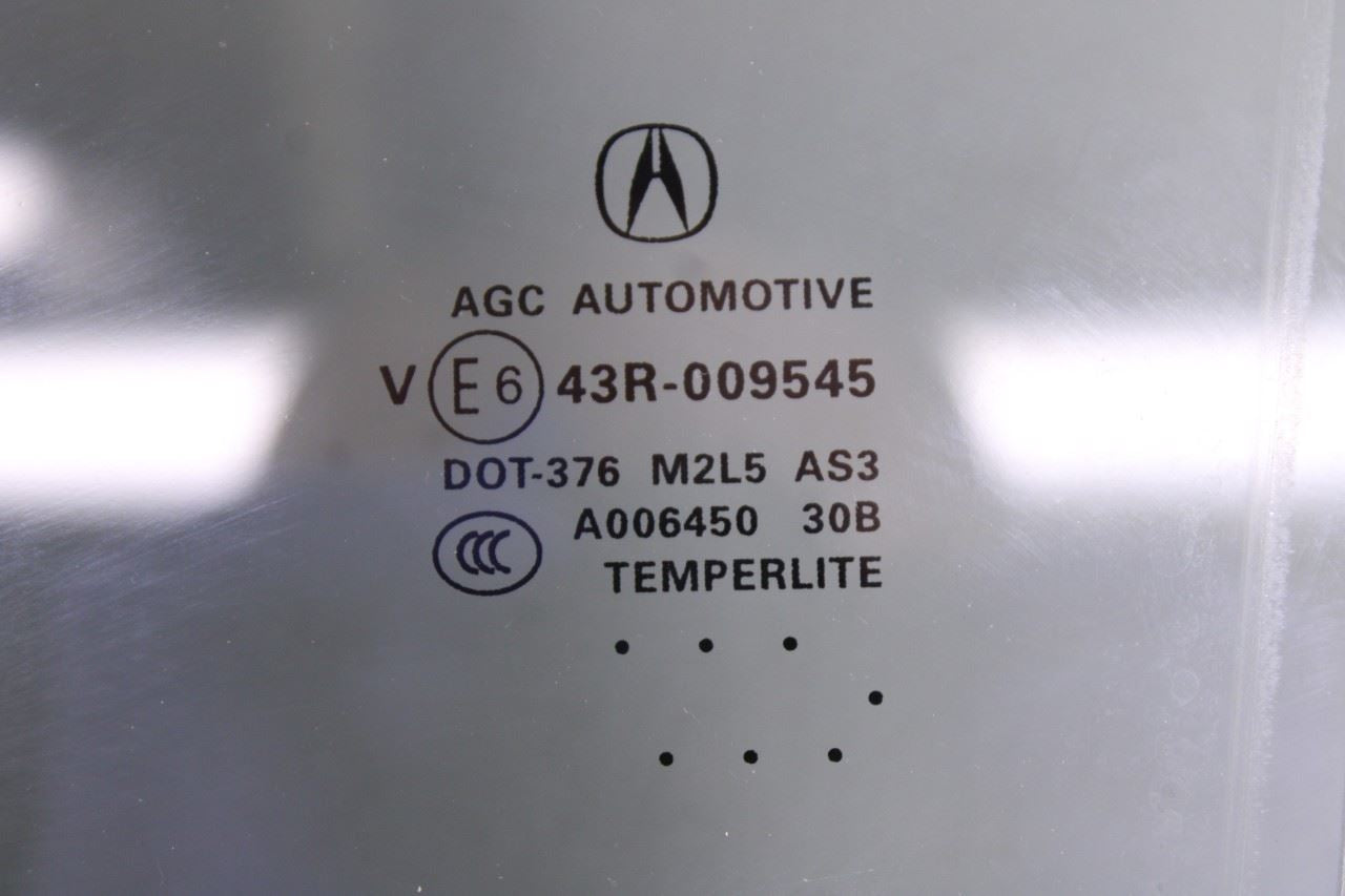2014-2020 Acura MDX w/Tech Pkg Rear Left Door Window Movable Glass 73450-TZ5-H004