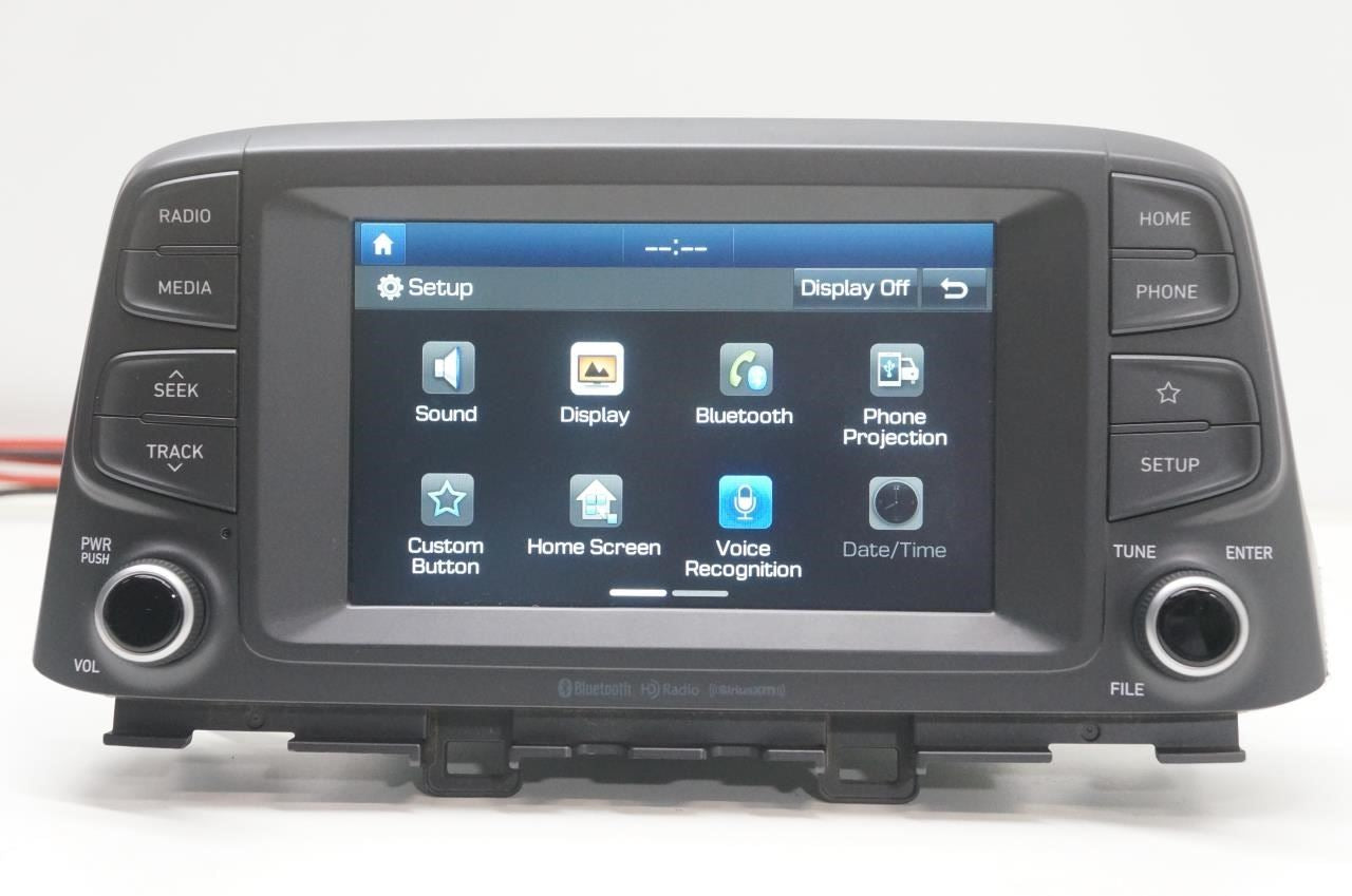 2018-2021 Hyundai Kona Radio Faceplate Control with Receiver and Display *ReaD* - Alshned Auto Parts