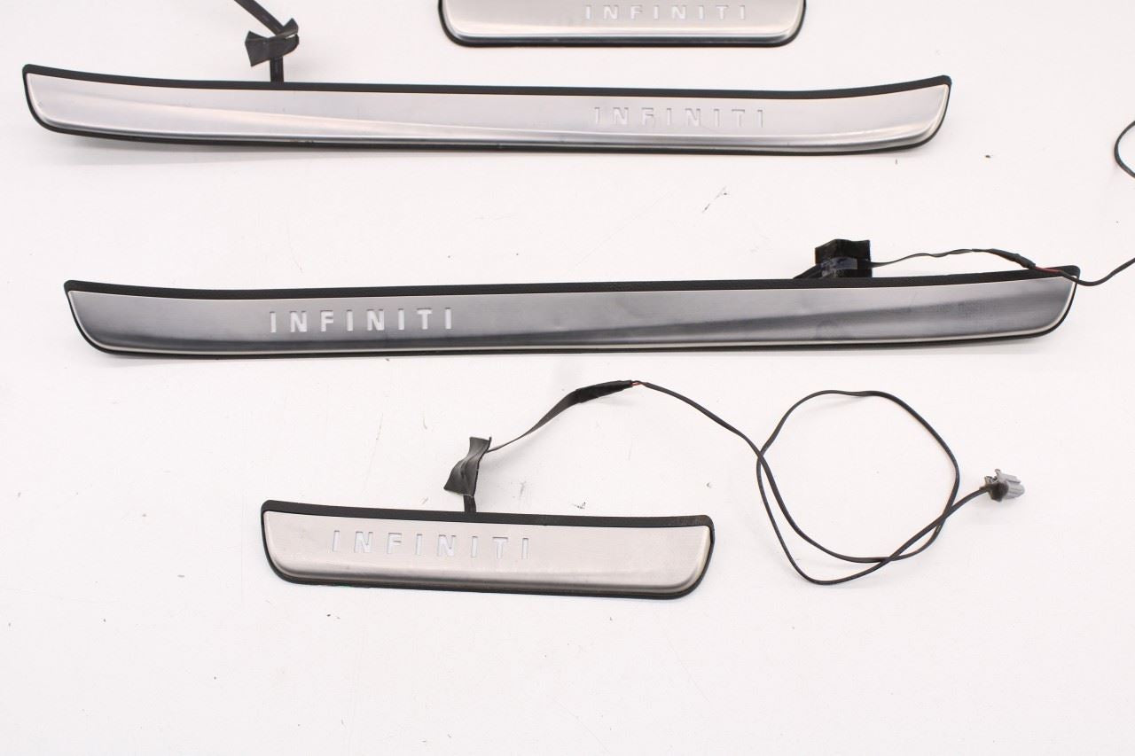 19-25 Infiniti QX50 LUXE FR and RR Right and Left Door Sill Scuff Plate Set of 4 - Alshned Auto Parts
