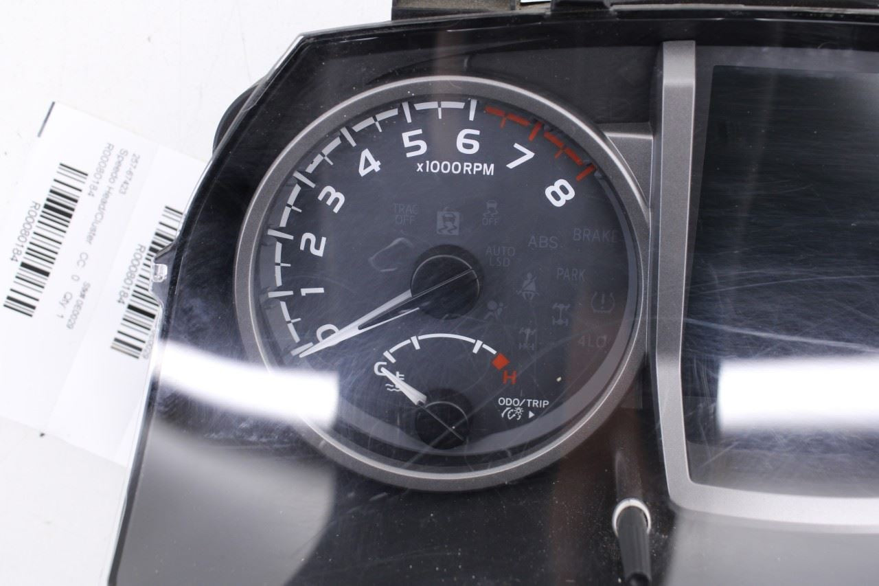 2016-17 Toyota Tacoma Limited Speedometer Gauge Instrument Cluster 125K Mileage - Alshned Auto Parts