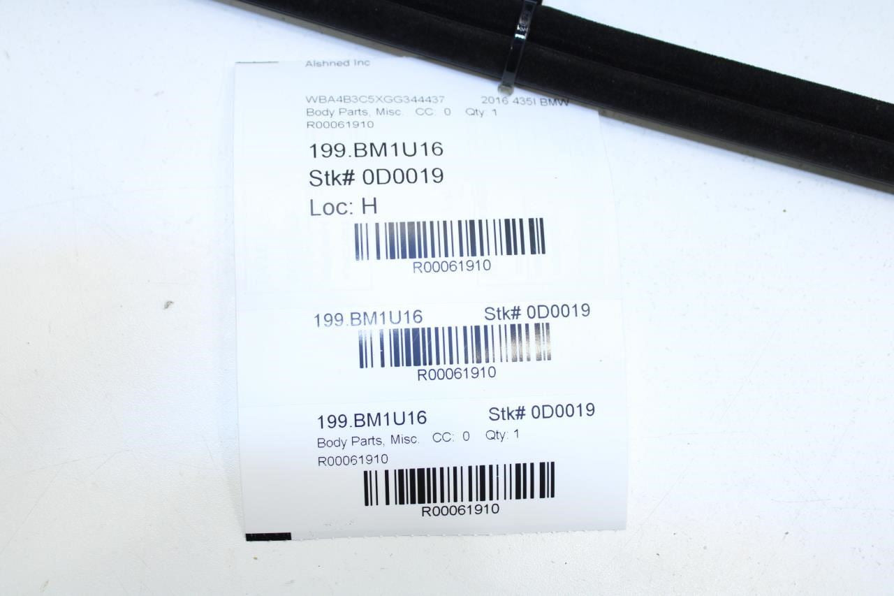 2015-2016 BMW 435i Gran Coupe Rear Right Door Outer Belt Molding 51-35-7-310-198 - Alshned Auto Parts