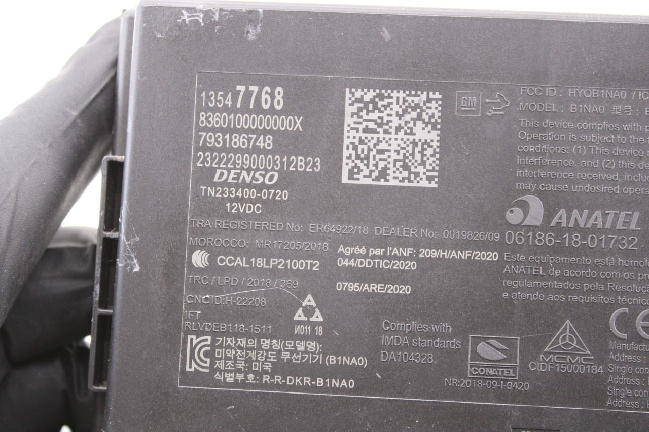 22-24 Chevrolet Silverado LT-L Body Computer Control Module BCM BCU 13547768 OEM - Alshned Auto Parts