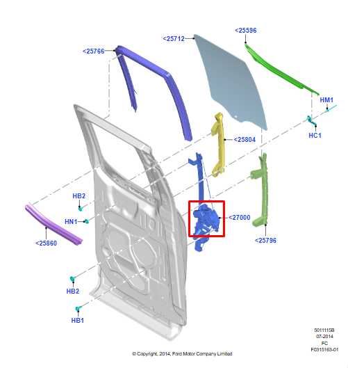 15-20 Ford F150 Super Cab Rear Left Driver Side Door Window Motor FL3Z-1827001-C - Alshned Auto Parts