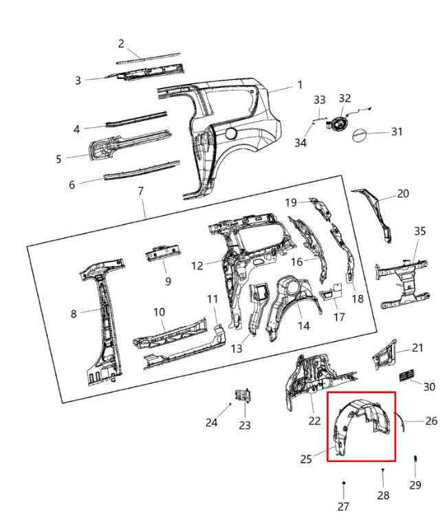 2017-20 Chrysler Pacifica Limited Rear Left Side Wheelhouse Liner Splash Shield - Alshned Auto Parts