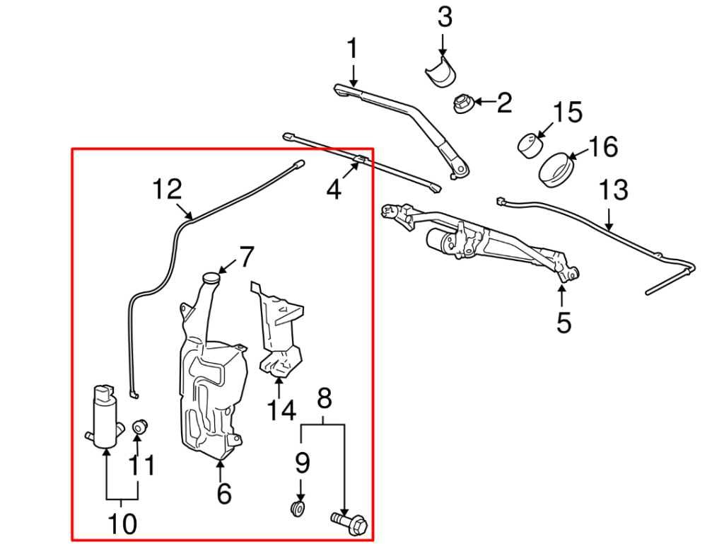 07-13 Chevrolet Silverado 1500 Windshield Washer Fluid Reservoir Bottle 20999339 - Alshned Auto Parts