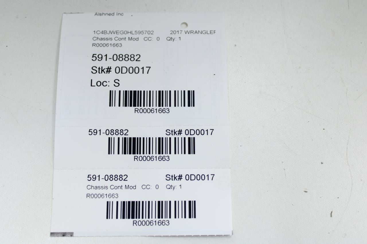 2012-2018 Jeep Wrangler Sahara Heated Seat Control Module 68299657AA OEM - Alshned Auto Parts