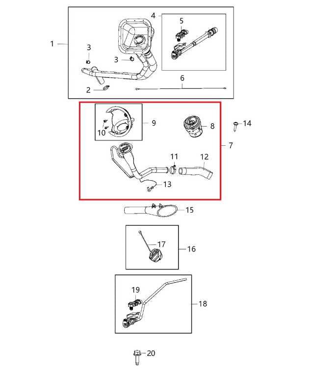 13-2023 RAM 2500 3500 Tradesman 6.4L Fuel Filler Neck Hose Tube Pipe 68164053AD - Alshned Auto Parts