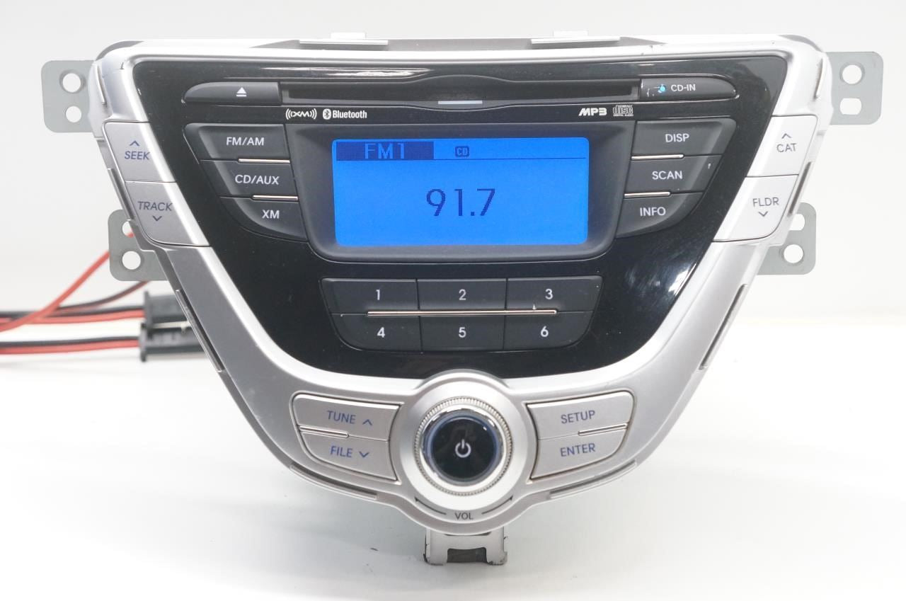 11-13 Hyundai Elantra Bluetooth Audio Radio CD Player w Receiver 96170-3X161-BLH - Alshned Auto Parts