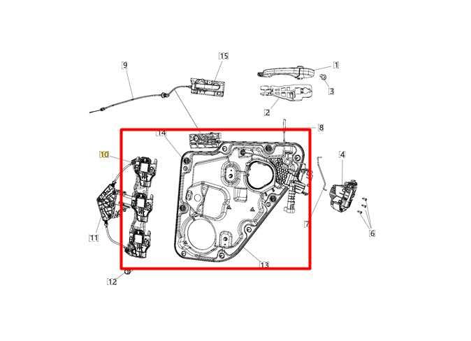 11-21 Jeep Grand Cherokee Rear Right Door Window Regulator w/ Carrier 68231068AA - Alshned Auto Parts