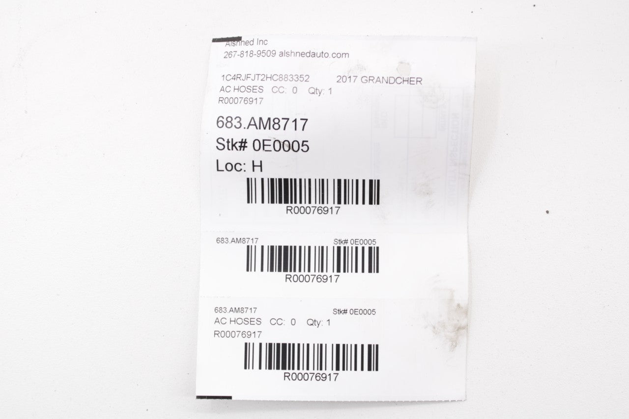 15-22 Jeep Grand Cherokee 4WD Air Conditioning Suction Liquid Discharge Hose Set - Alshned Auto Parts