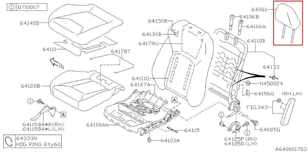 2017-21 Subaru Impreza Limited 2.0L Front Right and Left Side Seat Headrest Set - Alshned Auto Parts