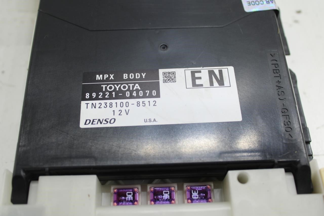 2019-2023 Toyota Tacoma Multiplex Network Body Control Module 89221-04070 OEM - Alshned Auto Parts