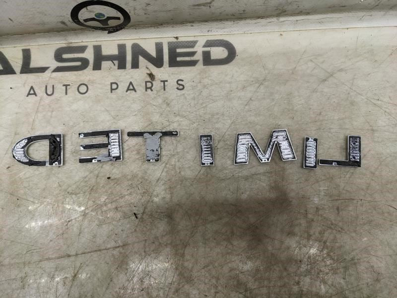 2015-20 Ford F150 Super Crew Limited Front Hood Name Plate Letters Emblem Chrome - Alshned Auto Parts