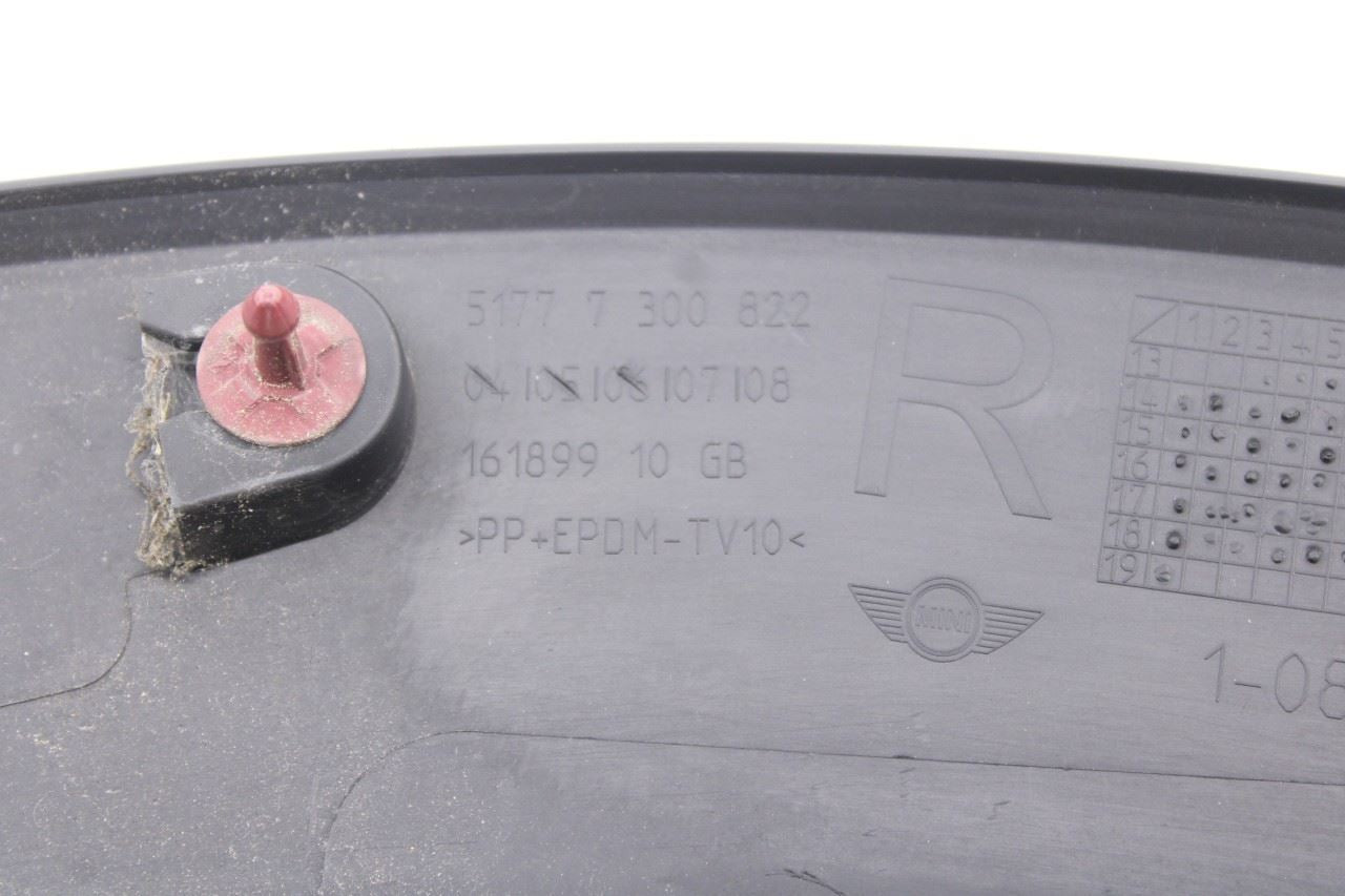 2013-21 Mini Hardtop Cooper Rear Right Side Fender Wheel Opening Molding 7300822 - Alshned Auto Parts