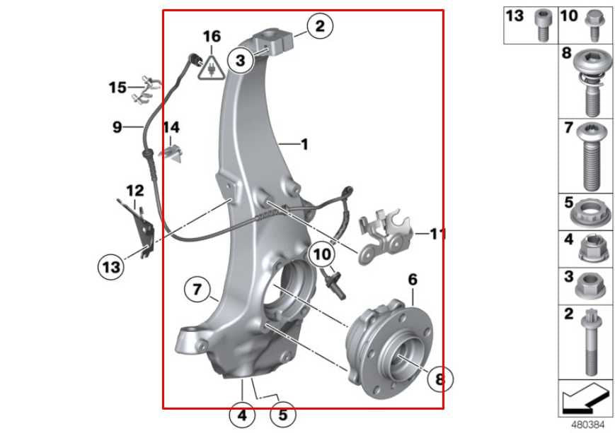 2010-2015 BMW 750Li xDrive Front Right Side Spindle Knuckle Hub 31216777750 OEM - Alshned Auto Parts
