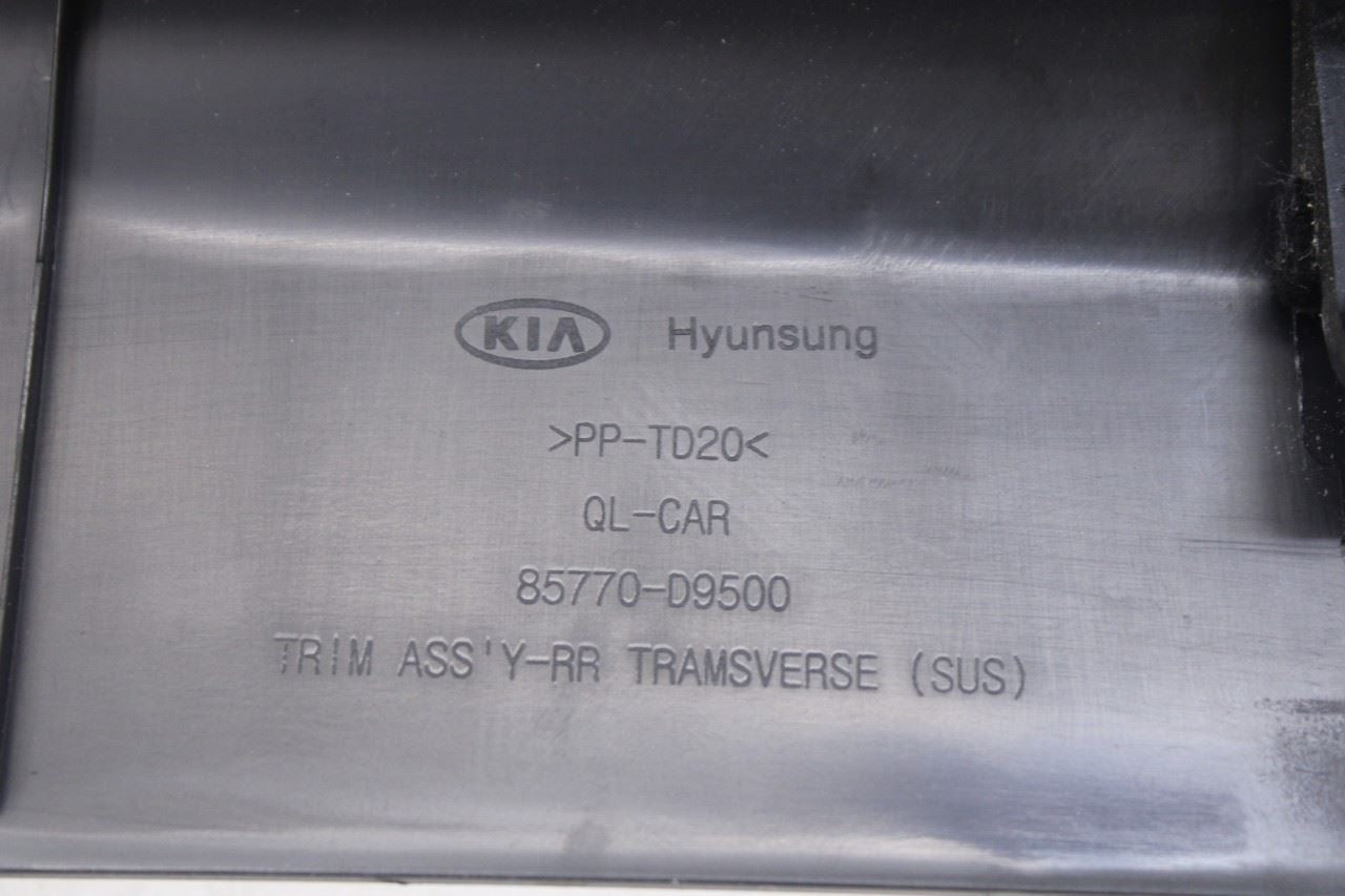 2016-22 KIA Sportage Nightfall Rear Trunk Sill Scuff Plate Cover 85770-D950012